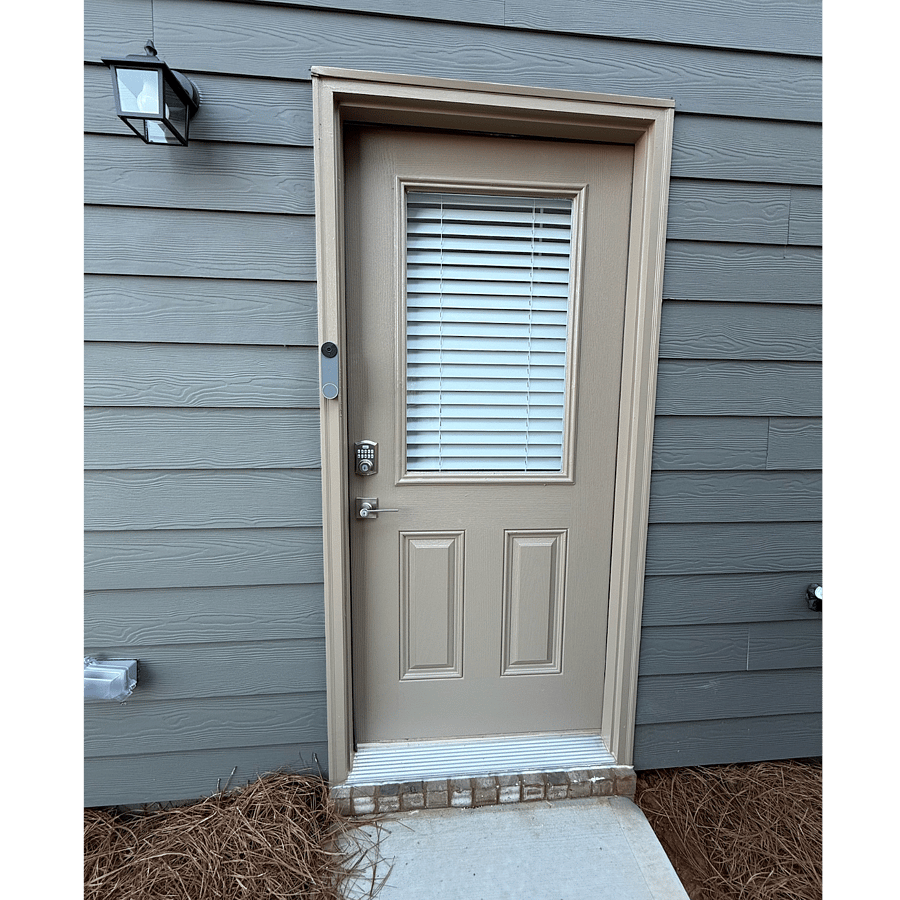 Private entrance for independent access and added privacy.