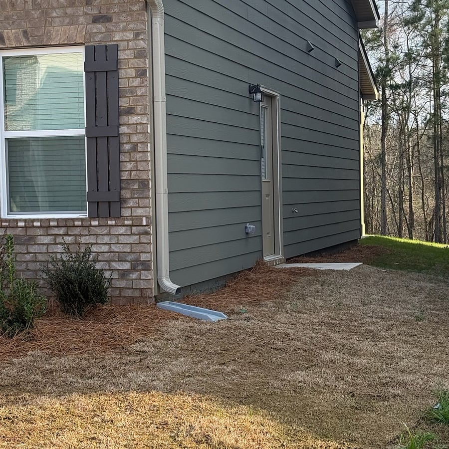 Private entrance for independent access and added privacy. (Walkway to be added)