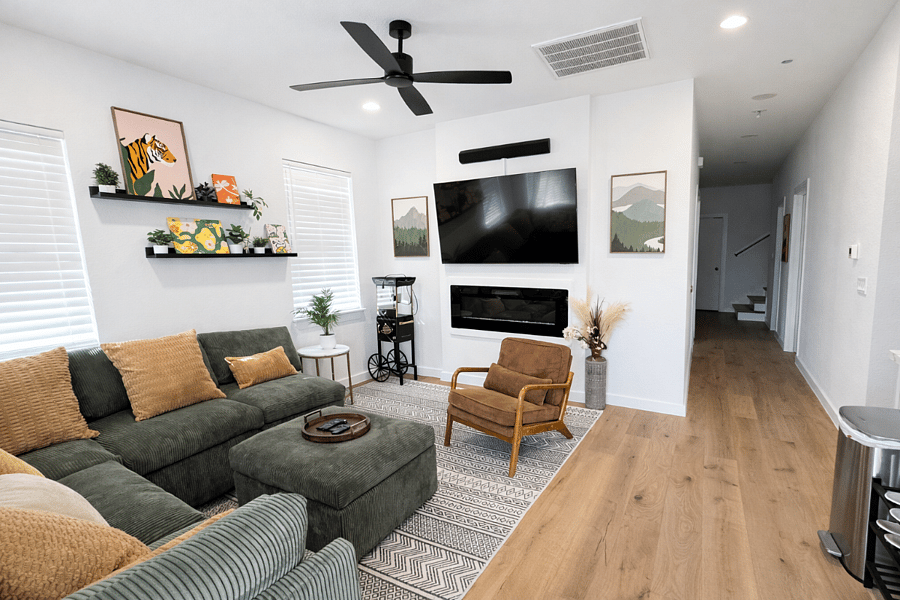 Living Room with Smart TV