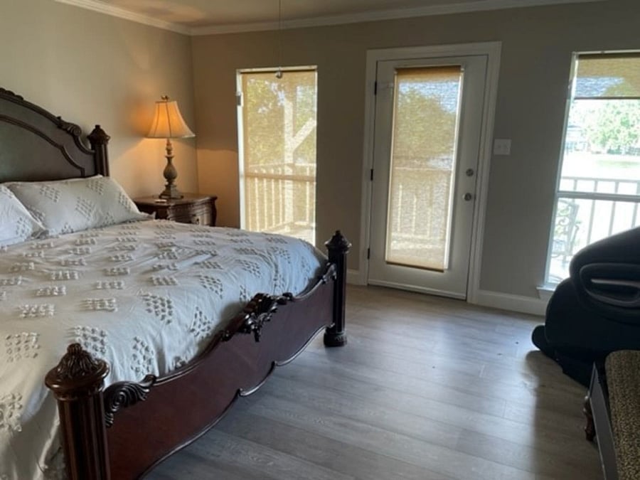 Primary suite upstairs