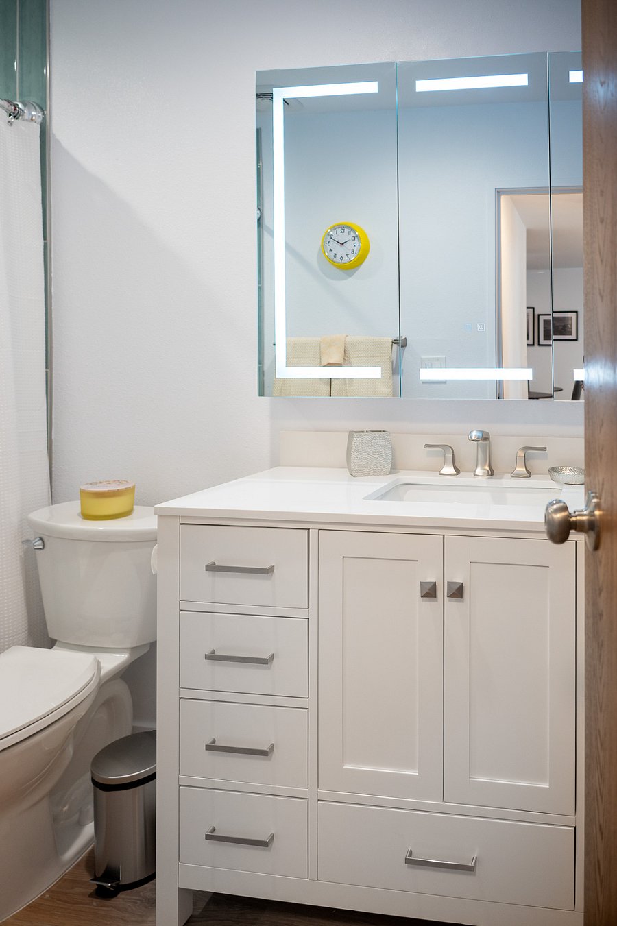 Newly renovated bath with spa like features