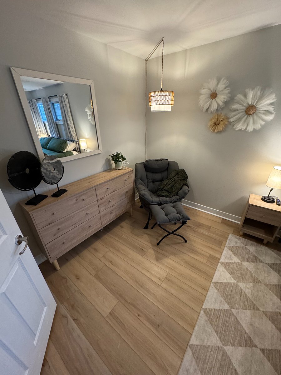 Bedroom 1 with King Bed and Sitting Area