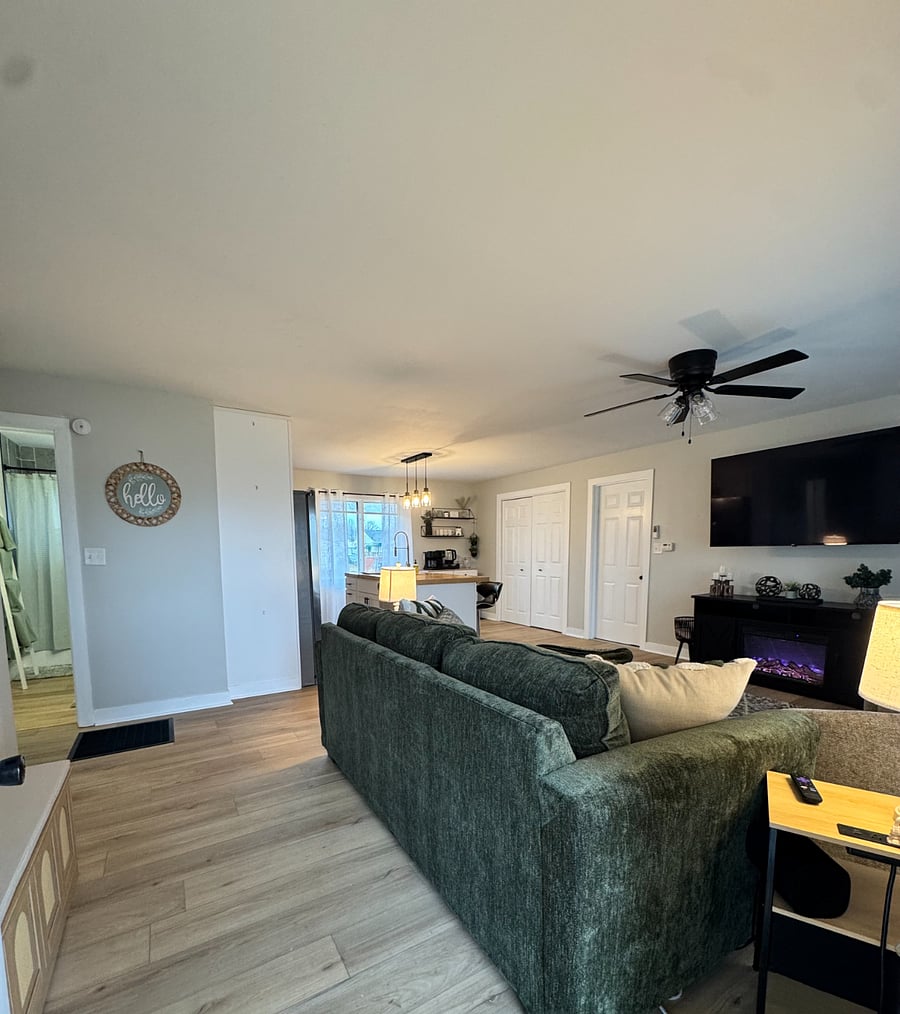 View of Living room from front door