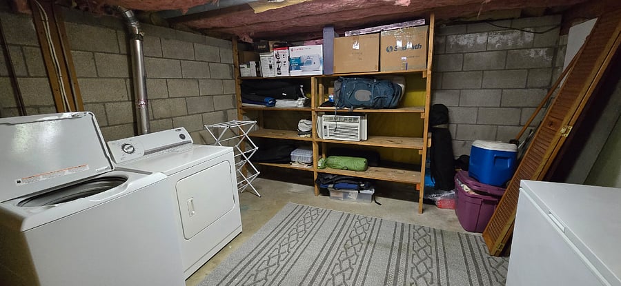 Laundry room downstairs