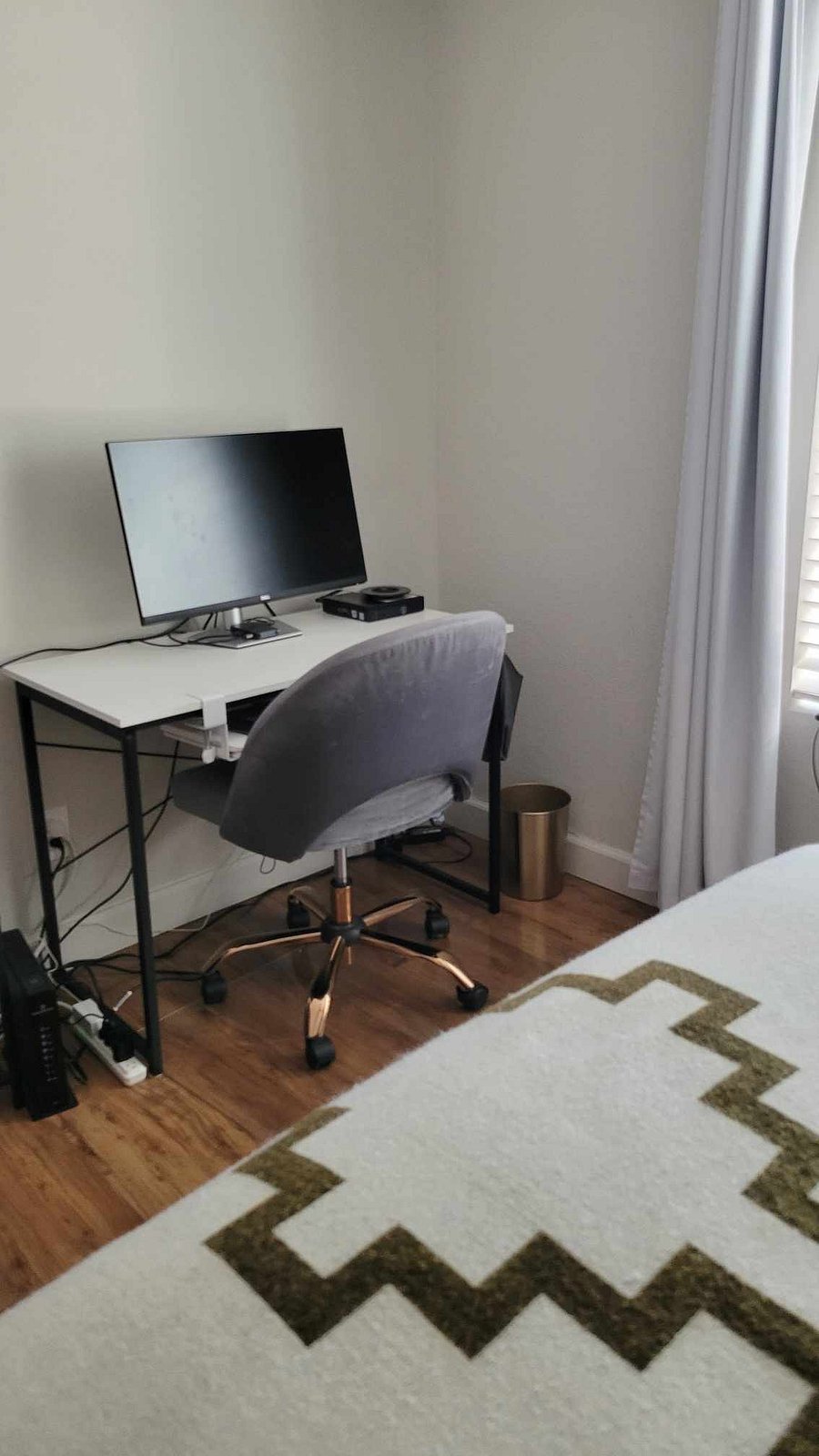 Desk in second bedroom