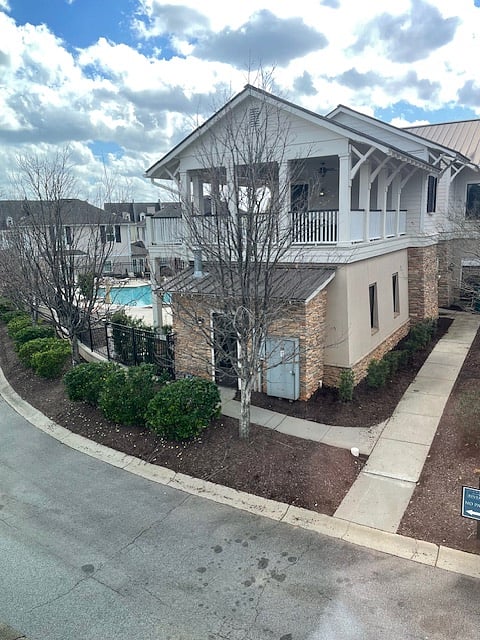 Conveniently located near neighborhood pool and picnic areas