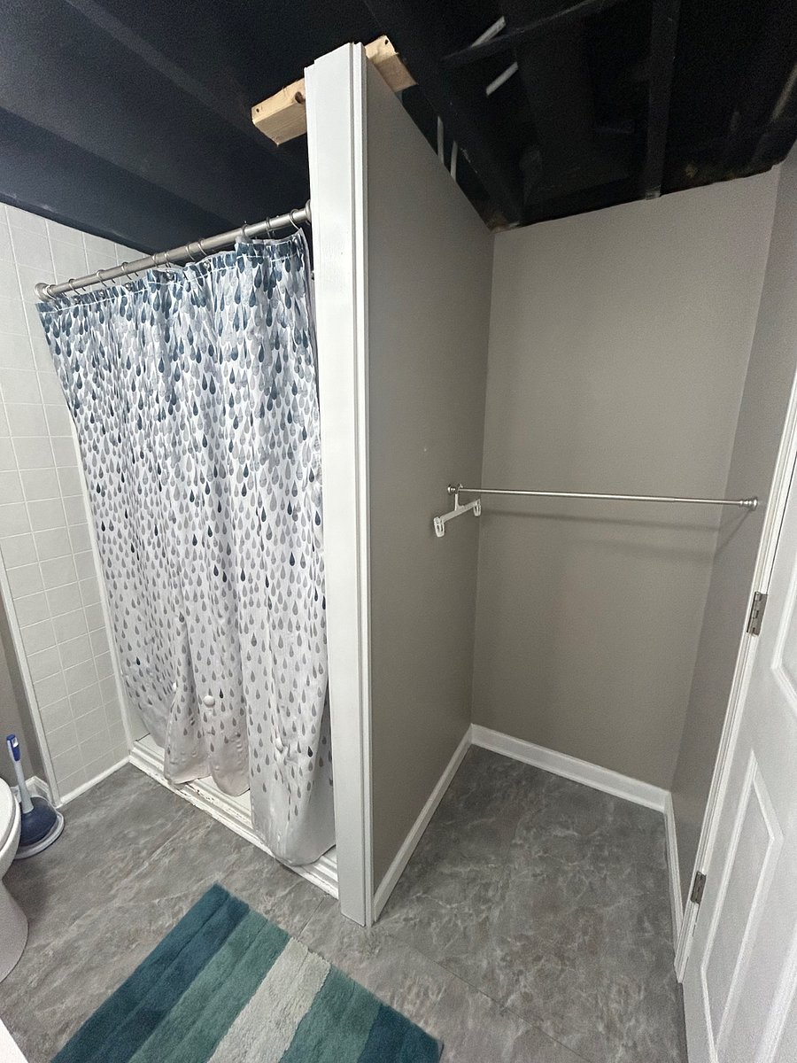 Basement bathroom