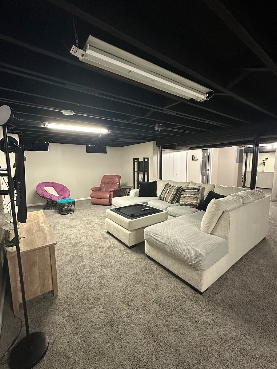 Basement living area
