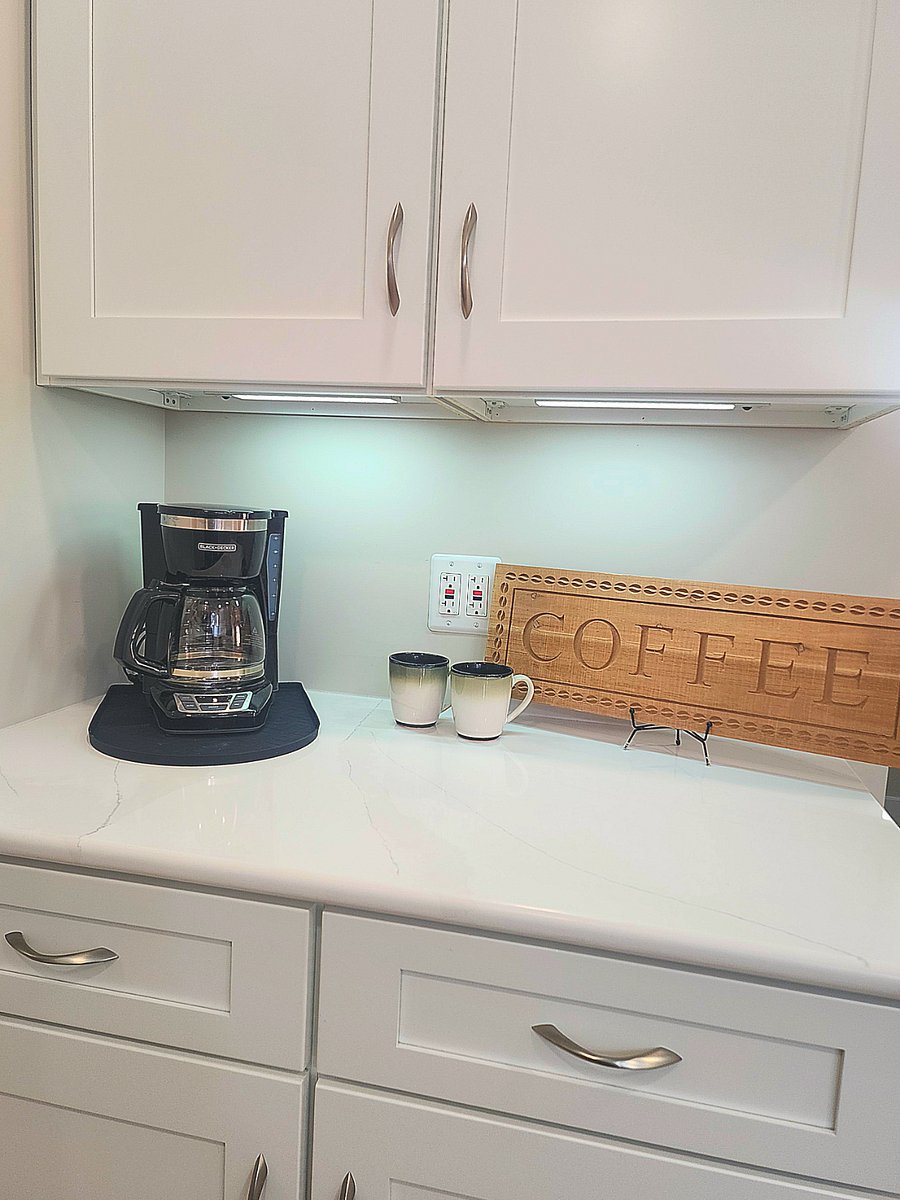 Coffee Bar and ample kitchen storage
