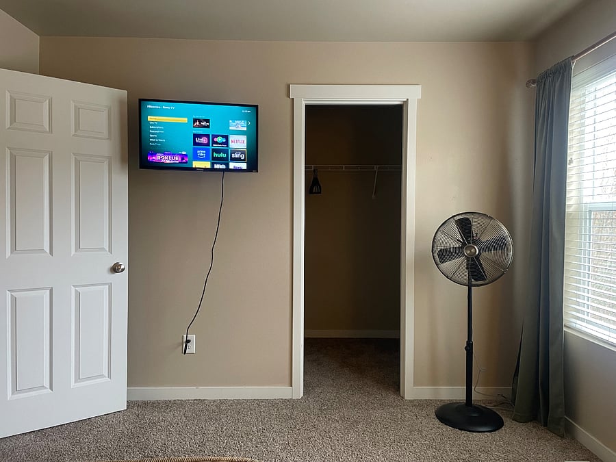 Smart TV in private guest room