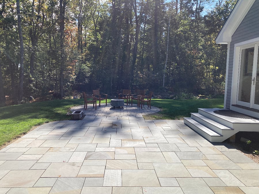 Shared patio area