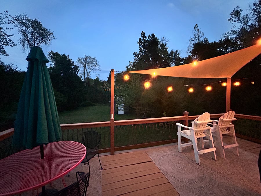 Lovely evenings on the deckS