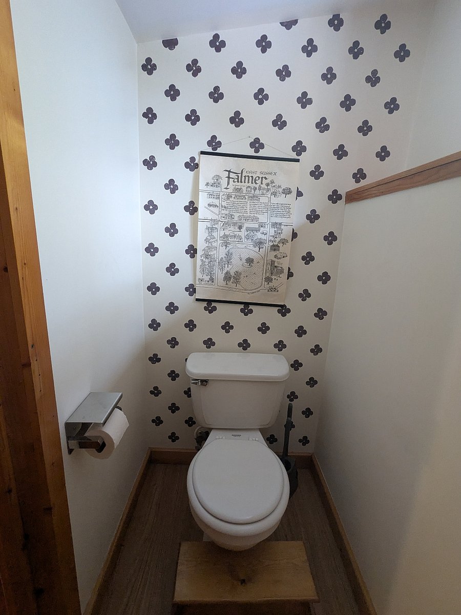 Upstairs half bath