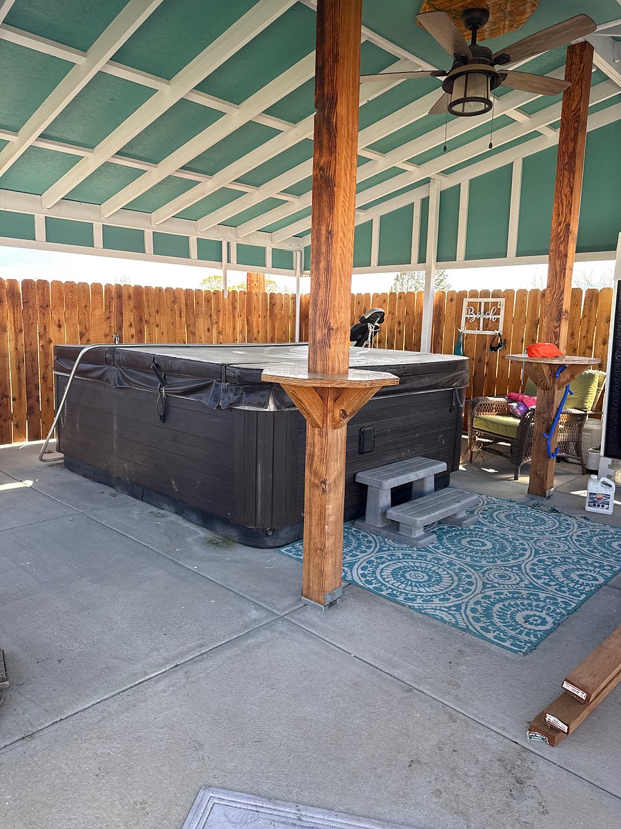 You have access to the hot tub