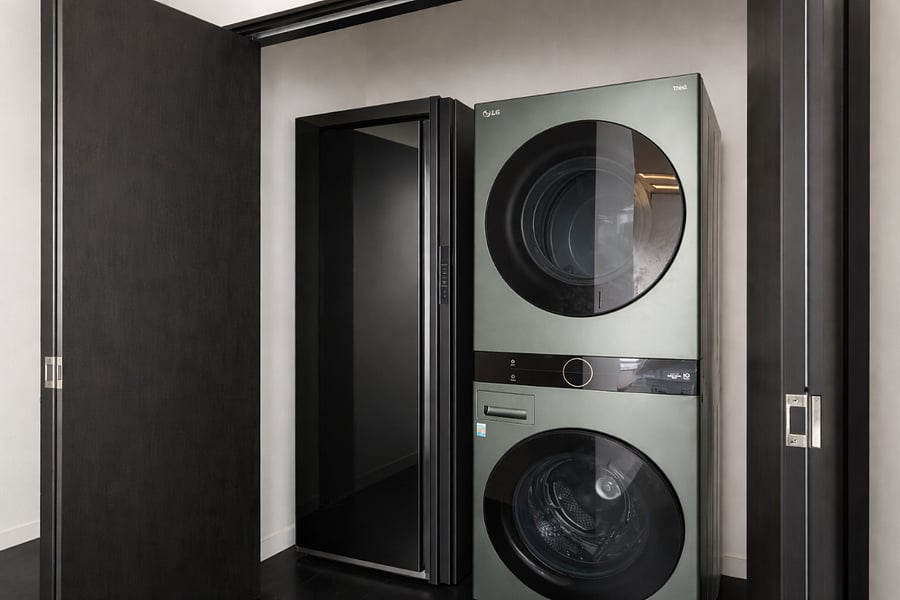 airdresser and washer and dryer