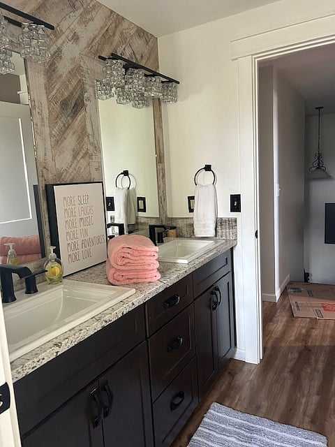 Private Bathroom with Double Sinks