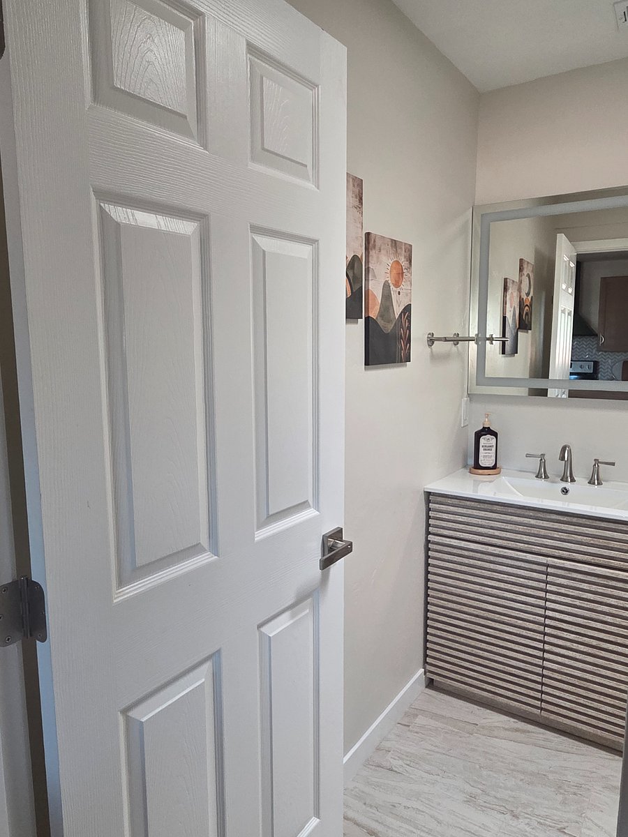 Entry to Hall bathroom