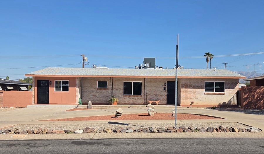 Front exterior of the house