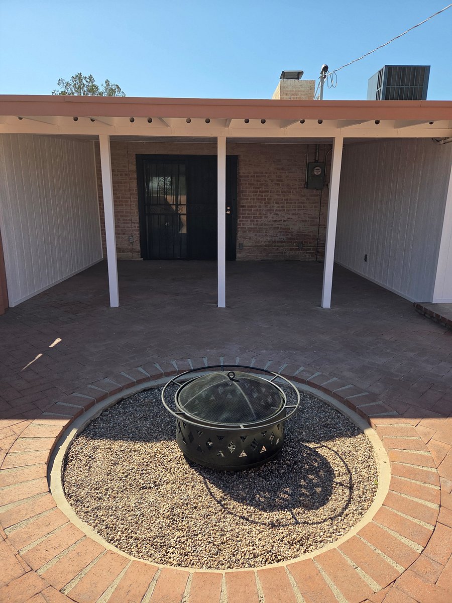 Private patio off master bedroom