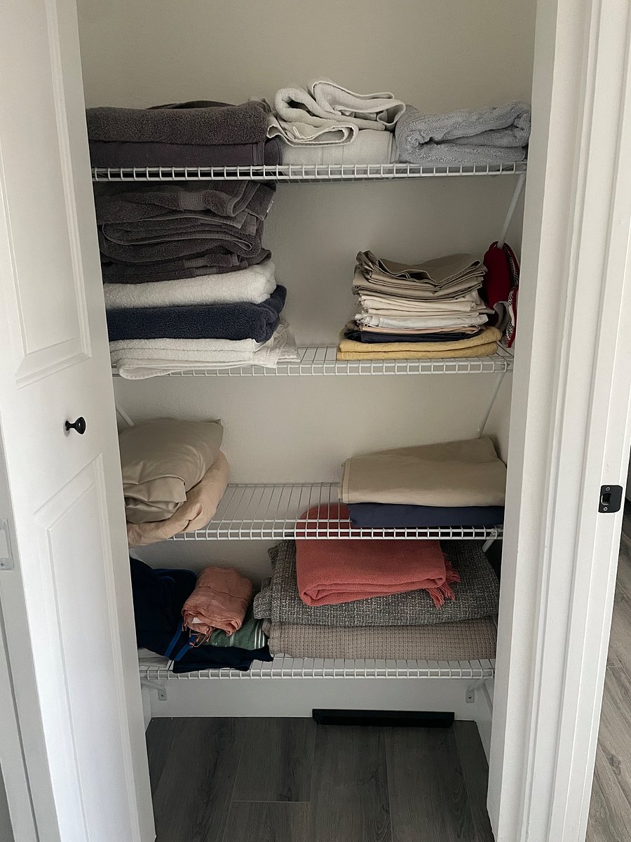 hallway linen closet
