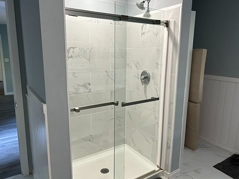 downstairs bathroom shower