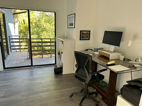 usptairs study/ toddler room