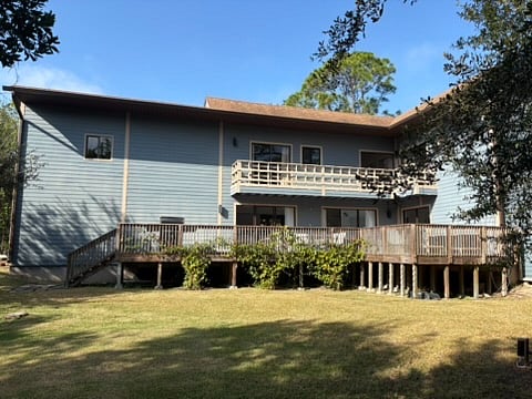 view from the yard
