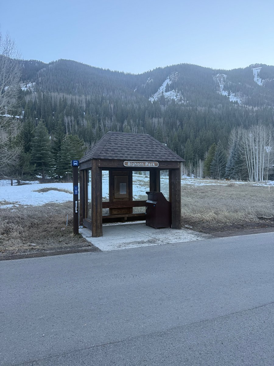 Town of Vail bus stop - steps from our driveway