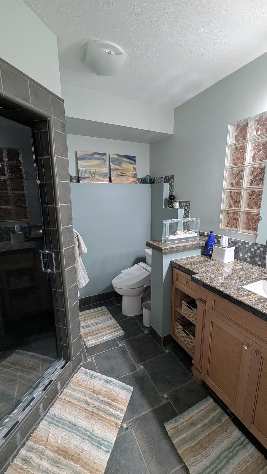 Modern bathroom with bidet