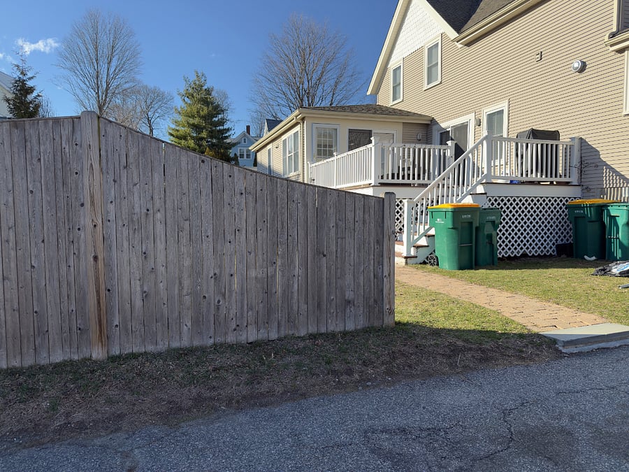 Parking- side of house