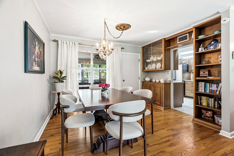 Dining Room with Built-ins