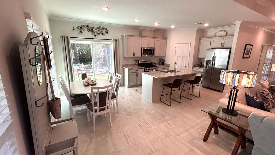 Kitchen view from entry