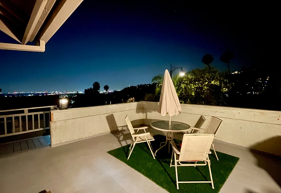 Spectacular mountain top night views of the city.