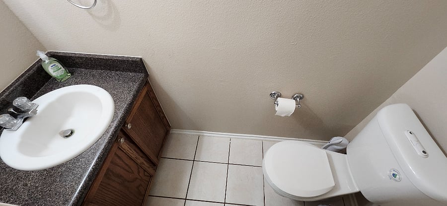 Downstairs half bathroom