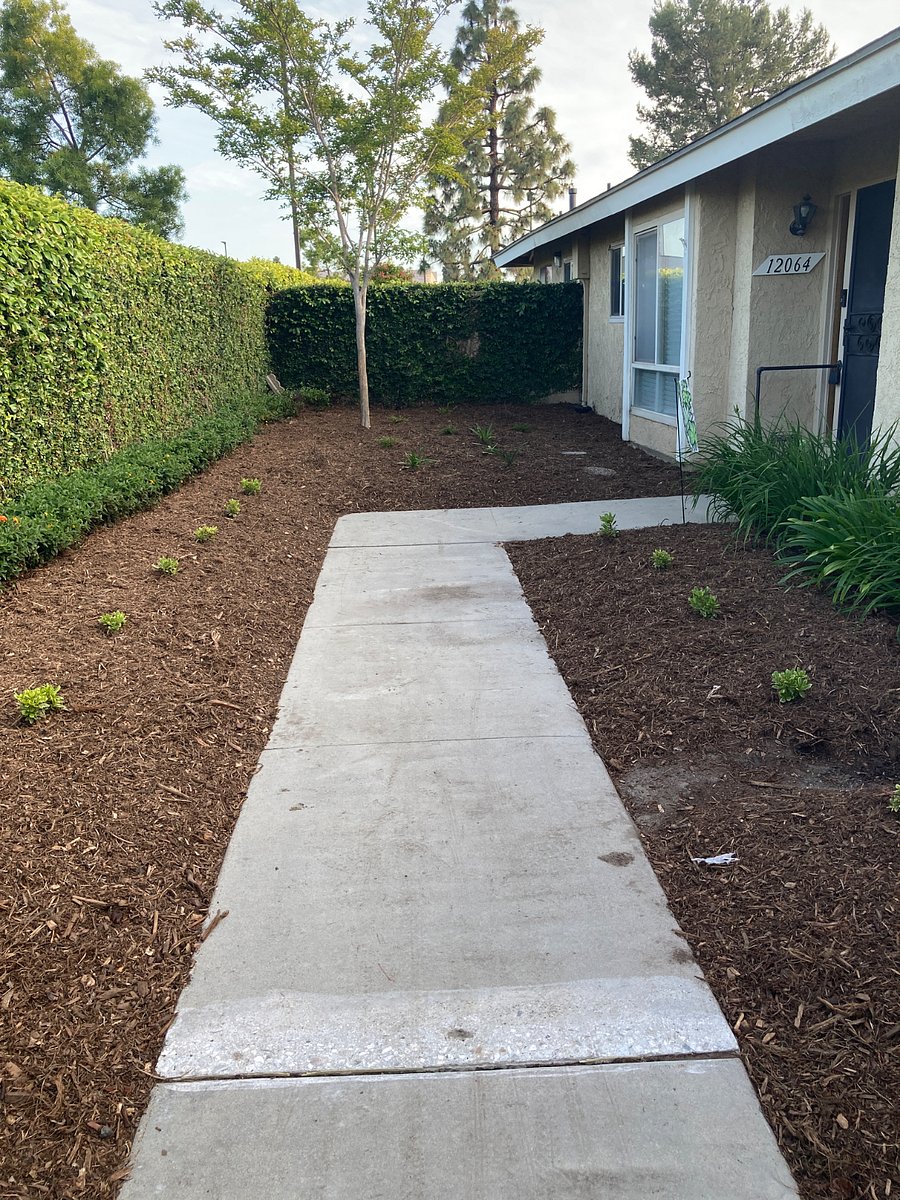 Walkway to front door