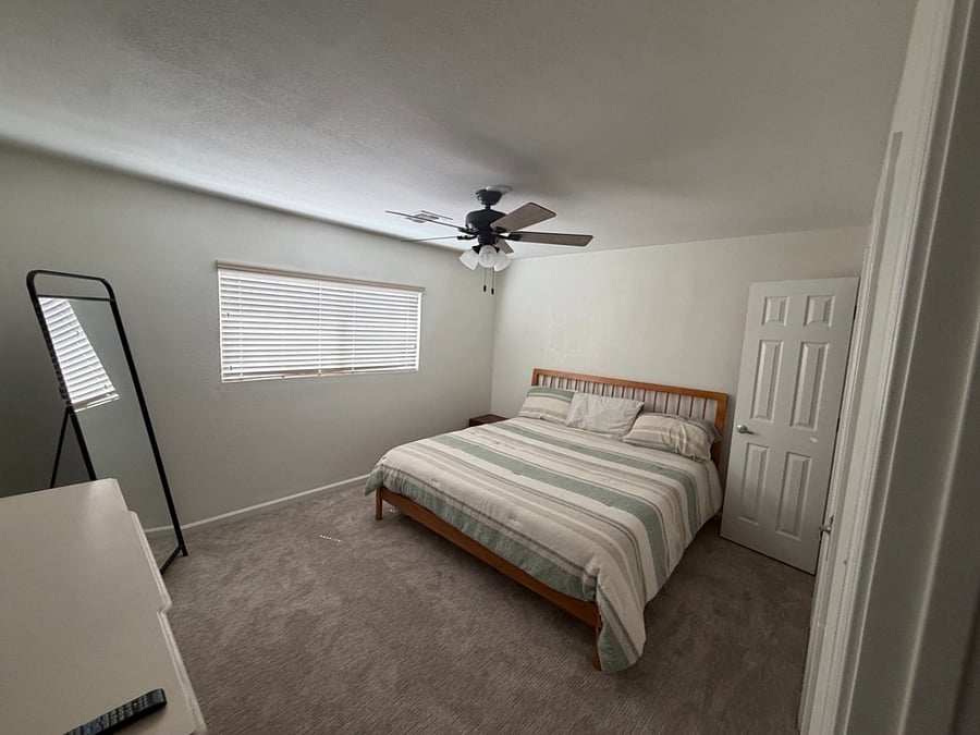 Bedroom #1 - Whichever room you don't want, can be emptied and turned into an auxiliary room for you.