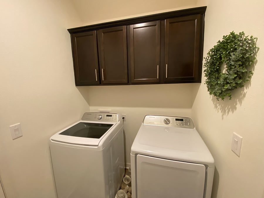 Laundry room located next to your bedroom. Full use of washer & dryer.
