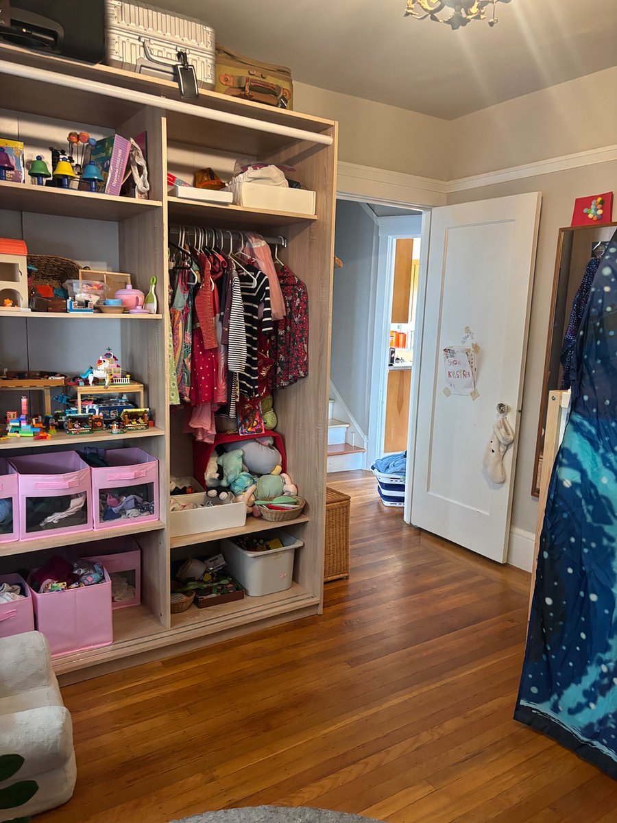 children's closet / storage area
