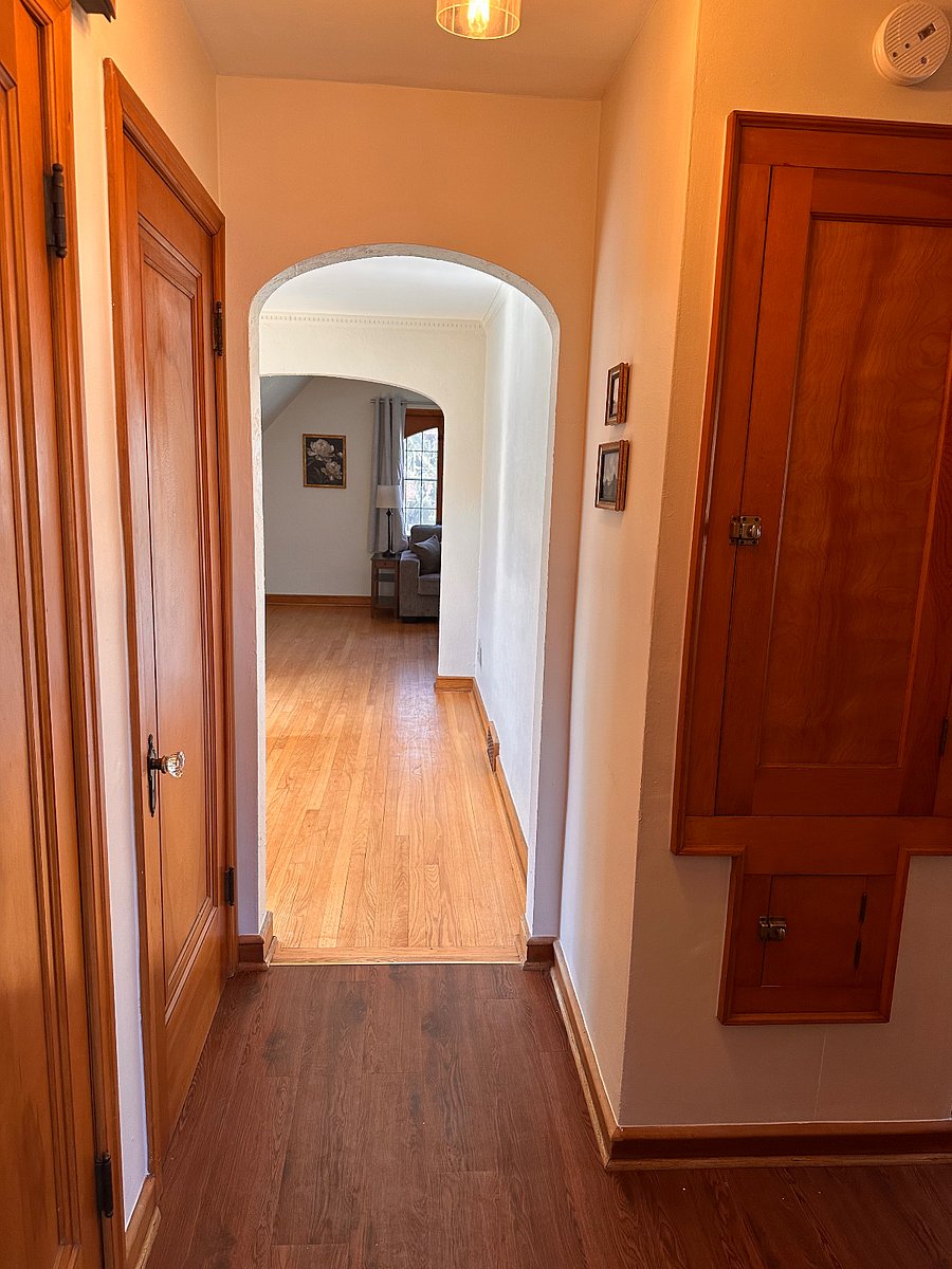 Lots of storage in the foyer, which seamlessly connects with the dining area and living room