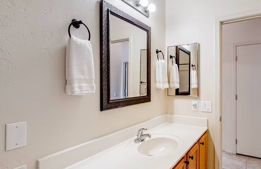 Hallway bathroom