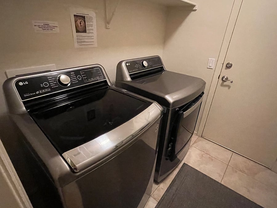 Laundry and supply storage