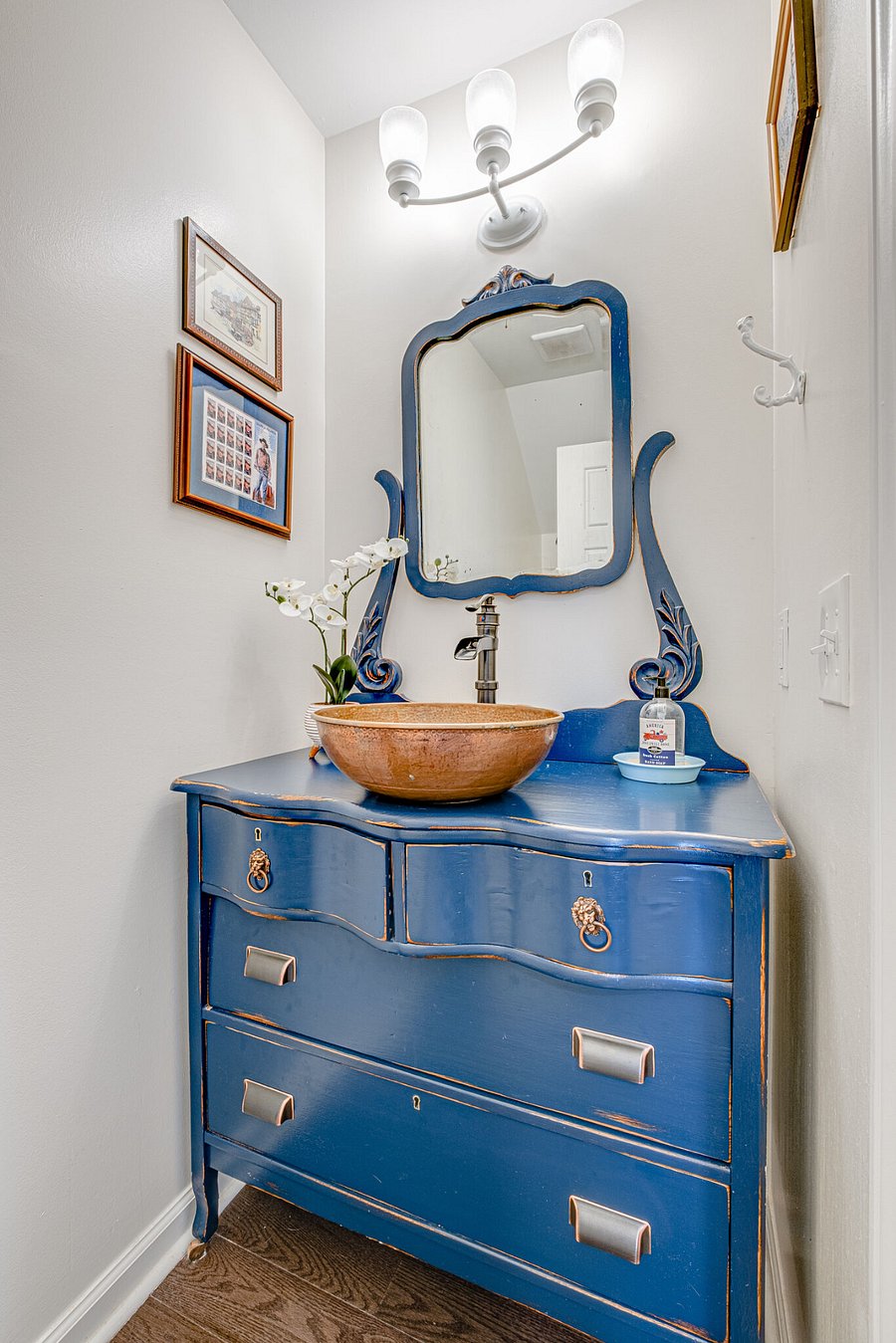 half bath, downstairs