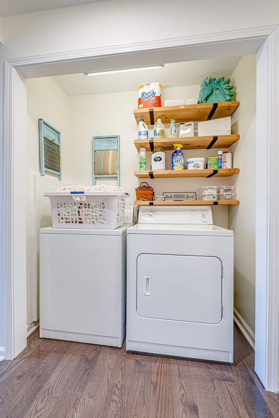 laundry - located in hallway downstairs