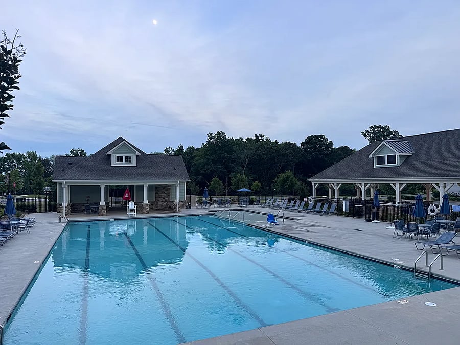 One of two pools