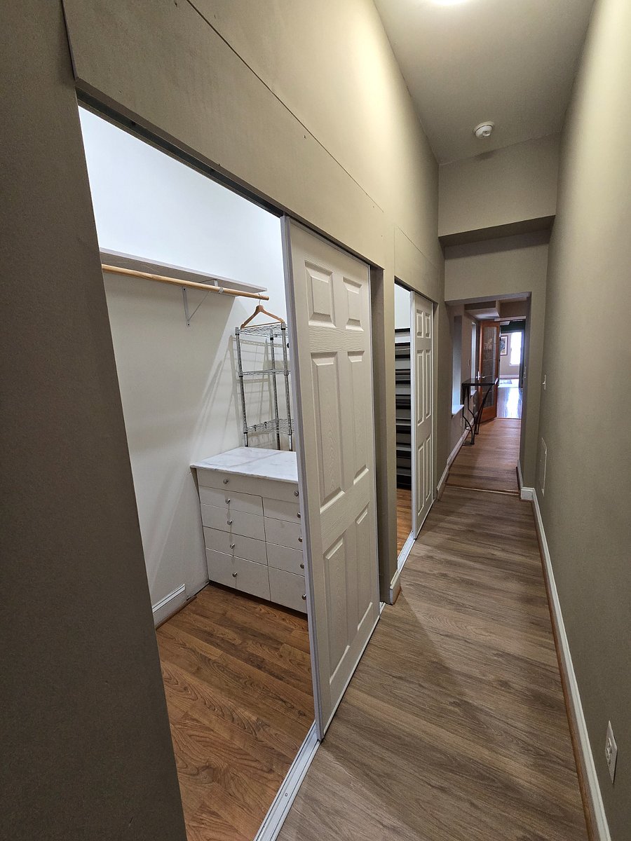 Extra Spacious Double Closets