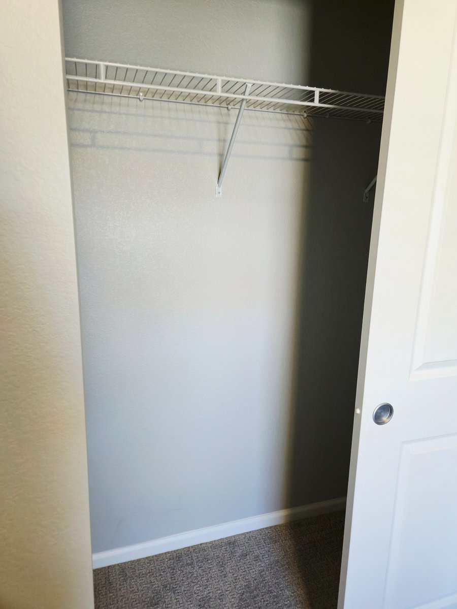 Closet in extra living space