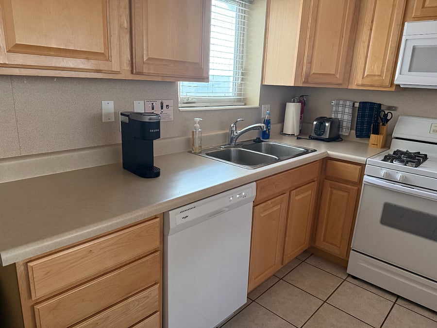 Dishwasher, Kurig Coffee maker and Toaster