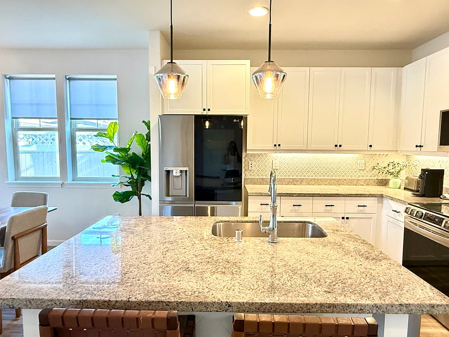 Kitchen, kitchen island