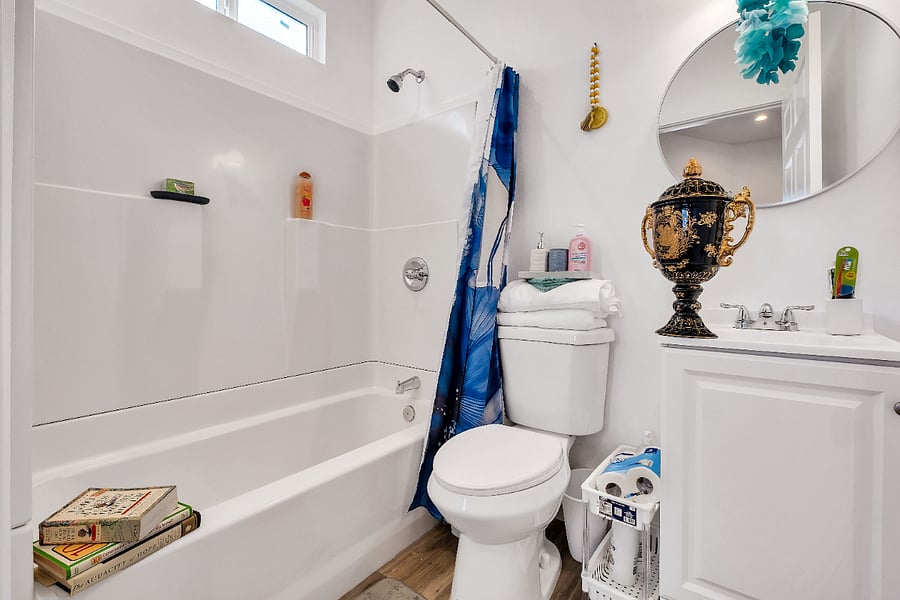 Your private oasis awaits. Draw a bubble bath and enjoy the ultimate evening of self-care