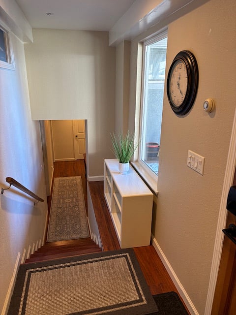 Hallway looking down toward the Laundry room